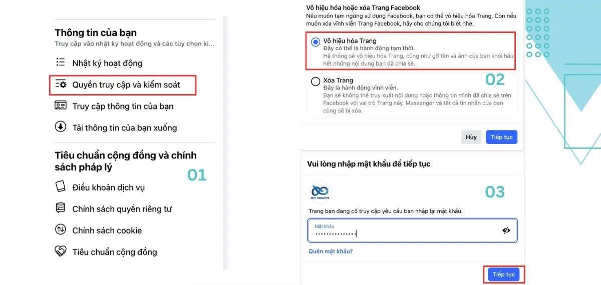 Cách khóa trang page Facebook đơn giản nhất