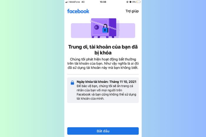 Hướng dẫn khôi phục tài khoản Facebook bị xóa đơn giản