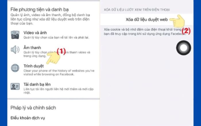 Xóa cache giúp app chạy mượt hơn 