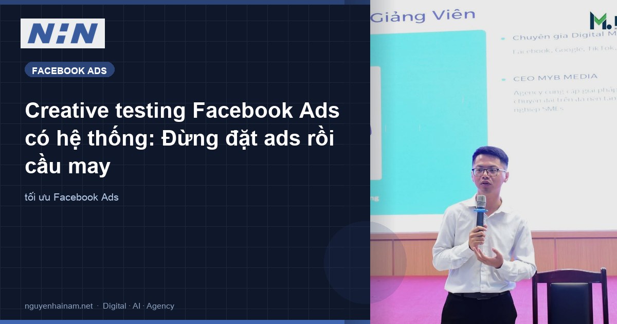Systematic Facebook Ads Creative Testing: Stop Launching Ads and Hoping